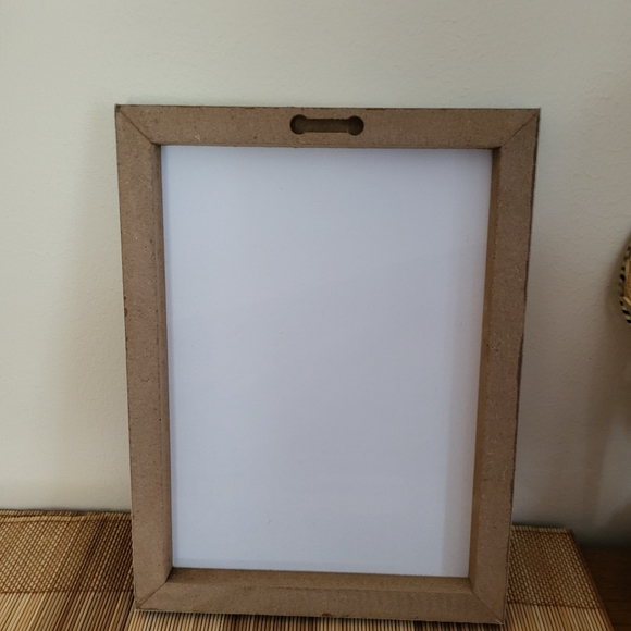 9 x 12 canvas art framed MOUNTAINS HIKE NATURE VW BUS camper - Picture 2 of 2